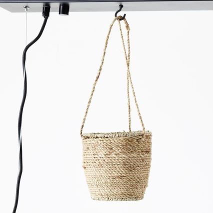 Brilliant - Lustr na lanku BANKWOOD 5xE27/28W/230V topol