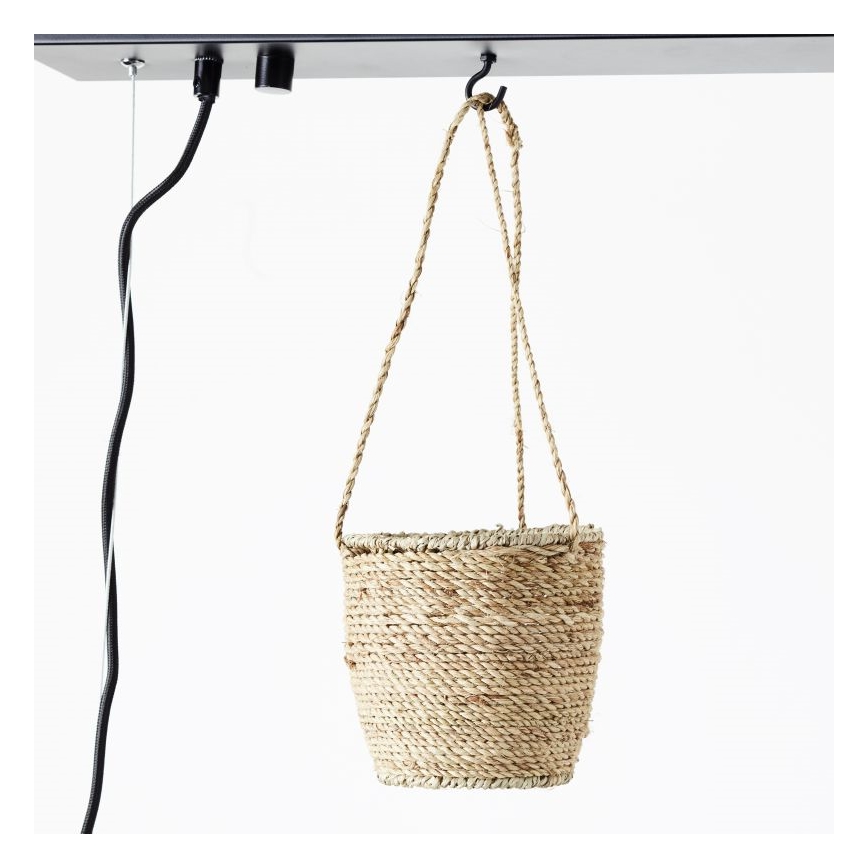 Brilliant - Lustr na lanku BANKWOOD 5xE27/28W/230V topol