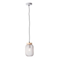 Brilliant - Lustr na lanku GIADA 1xE27/40W/230V pr. 16 cm šedá