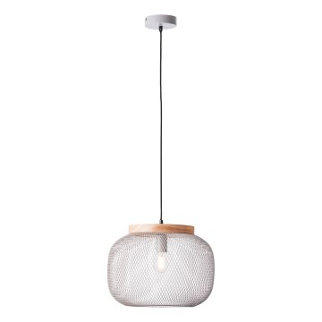 Brilliant - Lustr na lanku GIADA 1xE27/40W/230V pr. 39 cm šedá