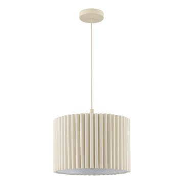Brilliant - Lustr na lanku VELIN 1xE27/20W/230V pr. 35 cm krémová