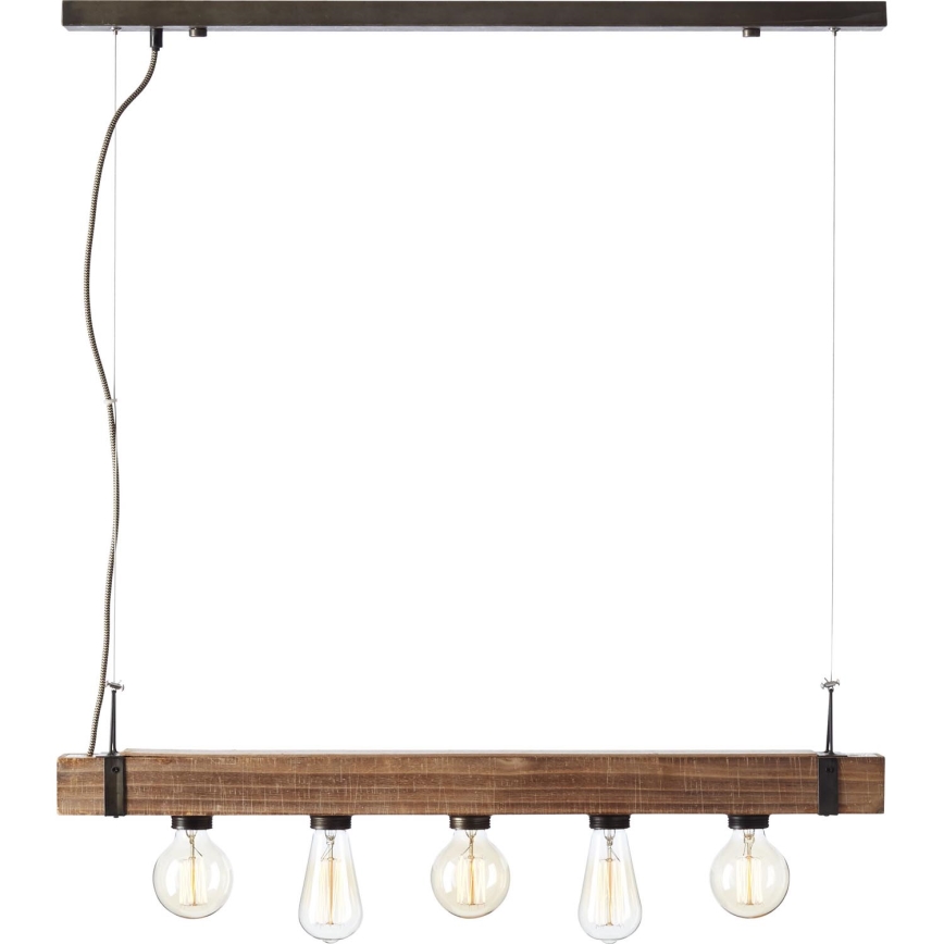 Brilliant - Lustr na lanku WOODHILL 5xE27/30W/230V