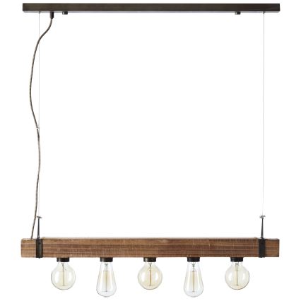 Brilliant - Lustr na lanku WOODHILL 5xE27/30W/230V