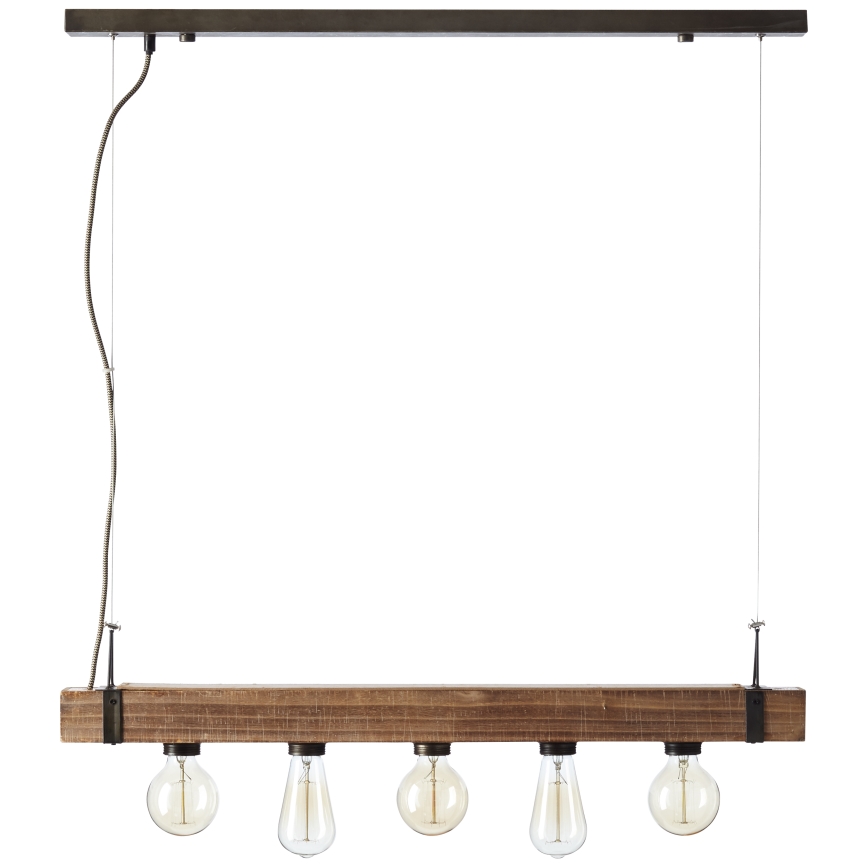 Brilliant - Lustr na lanku WOODHILL 5xE27/30W/230V