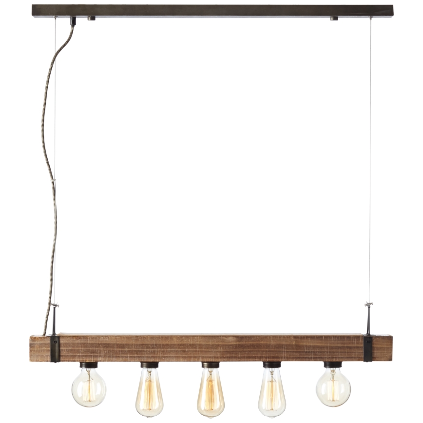 Brilliant - Lustr na lanku WOODHILL 5xE27/30W/230V
