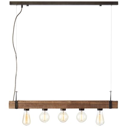 Brilliant - Lustr na lanku WOODHILL 5xE27/30W/230V