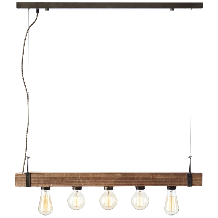 Brilliant - Lustr na lanku WOODHILL 5xE27/30W/230V