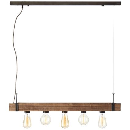 Brilliant - Lustr na lanku WOODHILL 5xE27/30W/230V