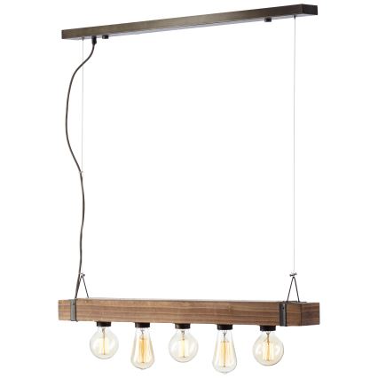 Brilliant - Lustr na lanku WOODHILL 5xE27/30W/230V