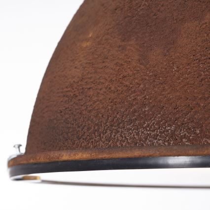 Brilliant - Lustr na řetězu JESPER GLAS 1xE27/60W/230V měděná