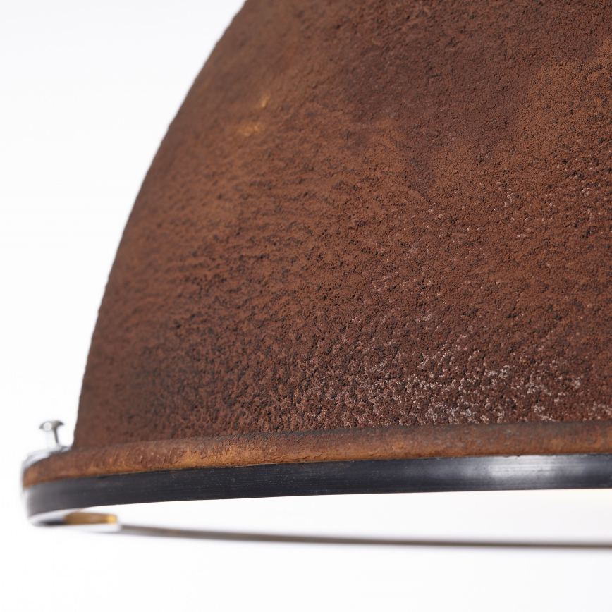 Brilliant - Lustr na řetězu JESPER GLAS 1xE27/60W/230V měděná