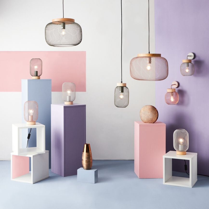 Brilliant - Nástěnná lampa GIADA 1xE27/40W/230V černá