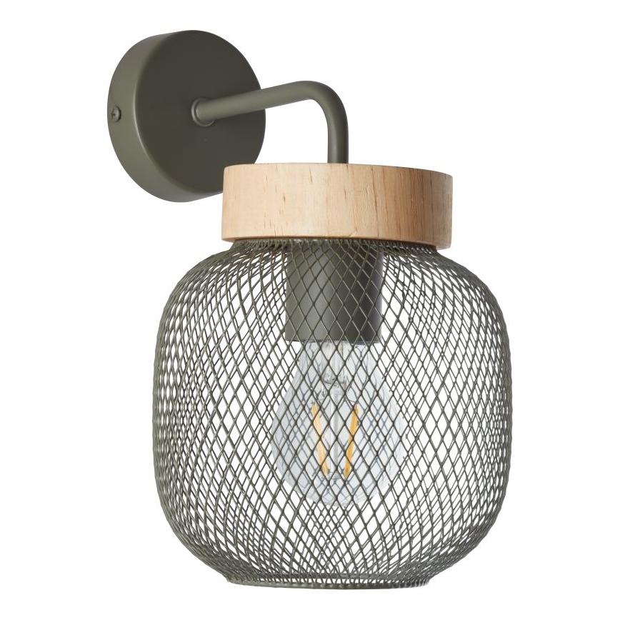 Brilliant - Nástěnná lampa GIADA 1xE27/40W/230V zelená