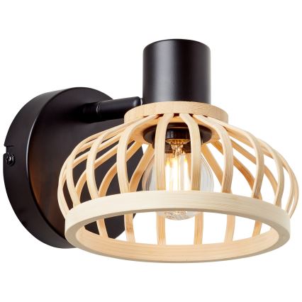 Brilliant - Nástěnná lampa NORAH 1xE14/28W/230V bambus