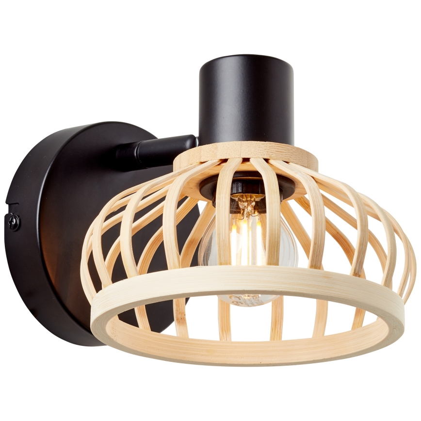Brilliant - Nástěnná lampa NORAH 1xE14/28W/230V bambus