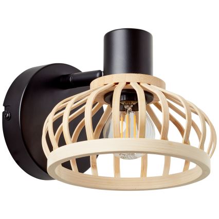 Brilliant - Nástěnná lampa NORAH 1xE14/28W/230V bambus