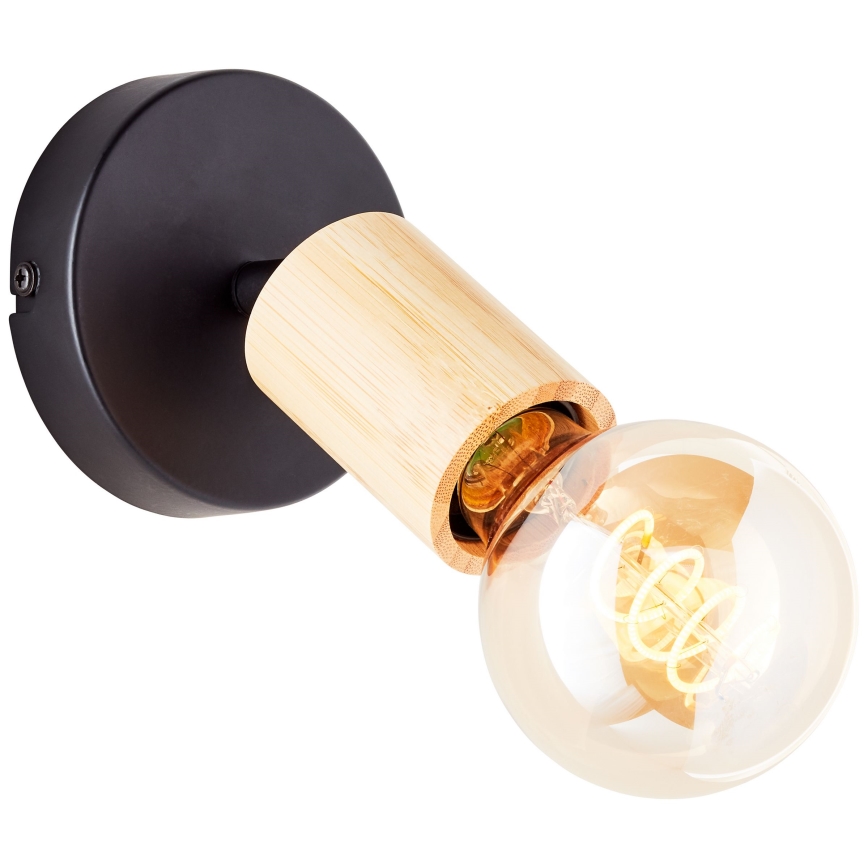 Brilliant - Nástěnné bodové svítidlo 1xE27/28W/230V bambus