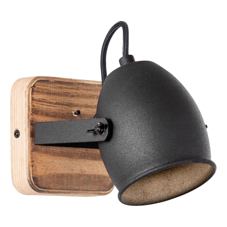 Brilliant - Nástěnné bodové svítidlo CROWTON 1xGU10/6W/230V borovice