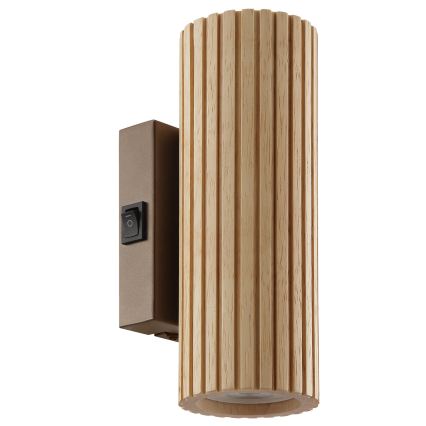 Brilliant - Nástěnné svítidlo LAKEWOOD 2xGU10/10W/230V hnědá