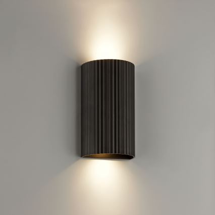 Brilliant - Nástěnné svítidlo UNDULA 2xGU10/10W/230V černá