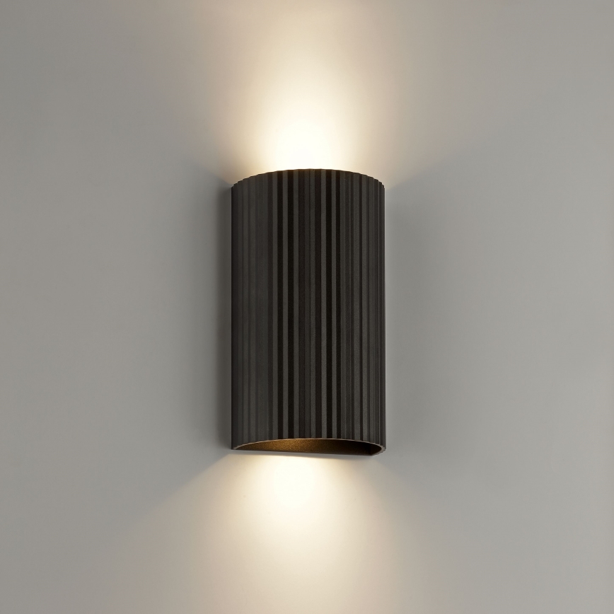 Brilliant - Nástěnné svítidlo UNDULA 2xGU10/10W/230V černá