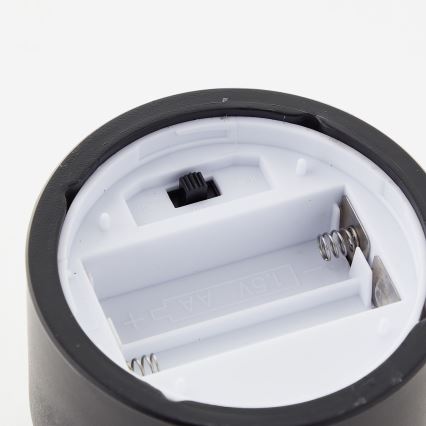 Brilliant - SADA 3x LED Svíčka BOUGIE LED/2xAA IP44 černá/kouřová