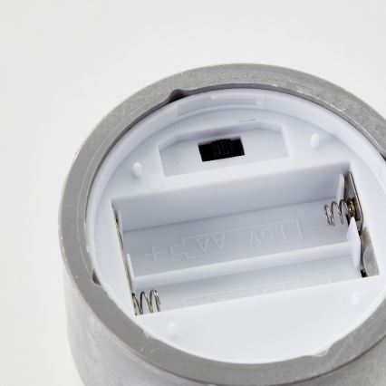 Brilliant - SADA 3x LED Svíčka BOUGIE LED/2xAA IP44 šedá/kouřová