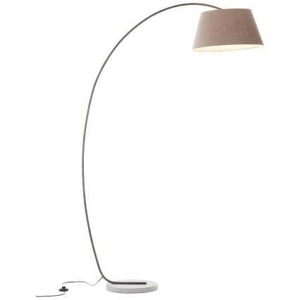 Brilliant - Stojací lampa BROK 1xE27/60W/230V taupe