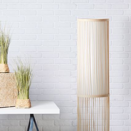 Brilliant - Stojací lampa NORI 1xE27/40W/230V bambus