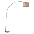 Brilliant - Stojací lampa WILEY 1xE27/60W/230V černá/béžová