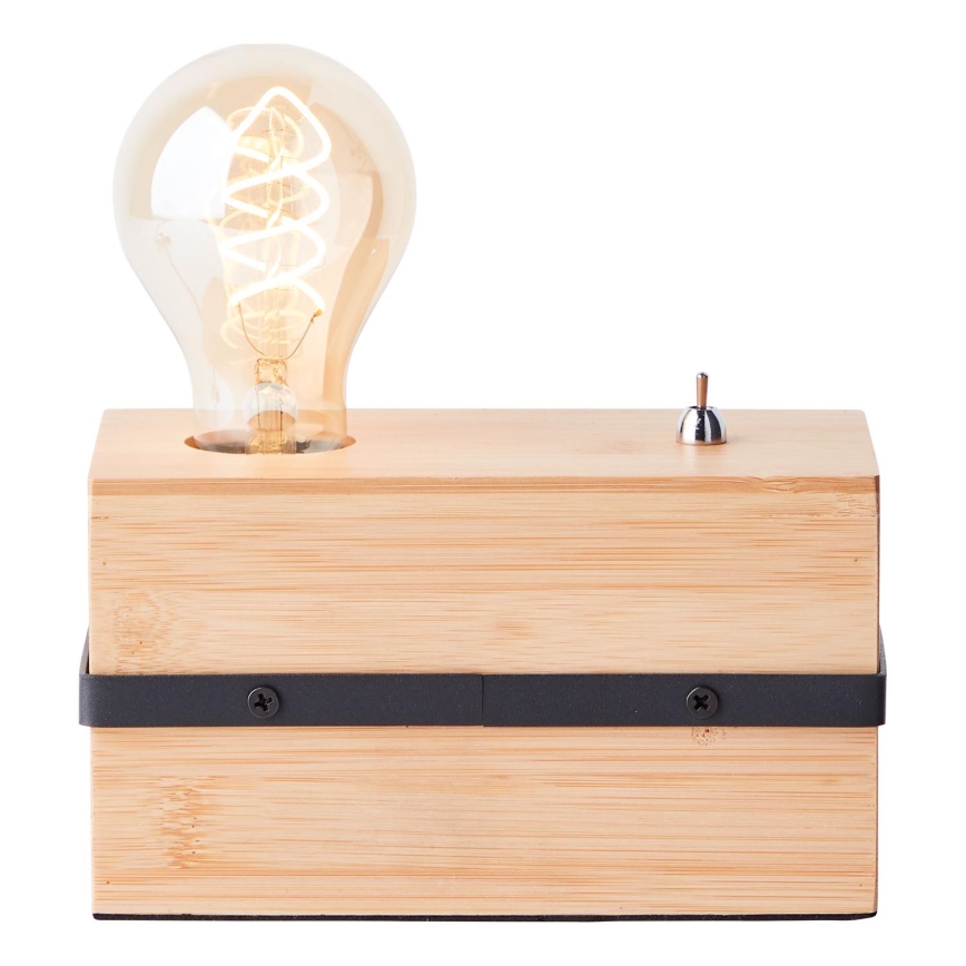 Brilliant - Stolní lampa BENNY 1xE27/40W/230V bambus