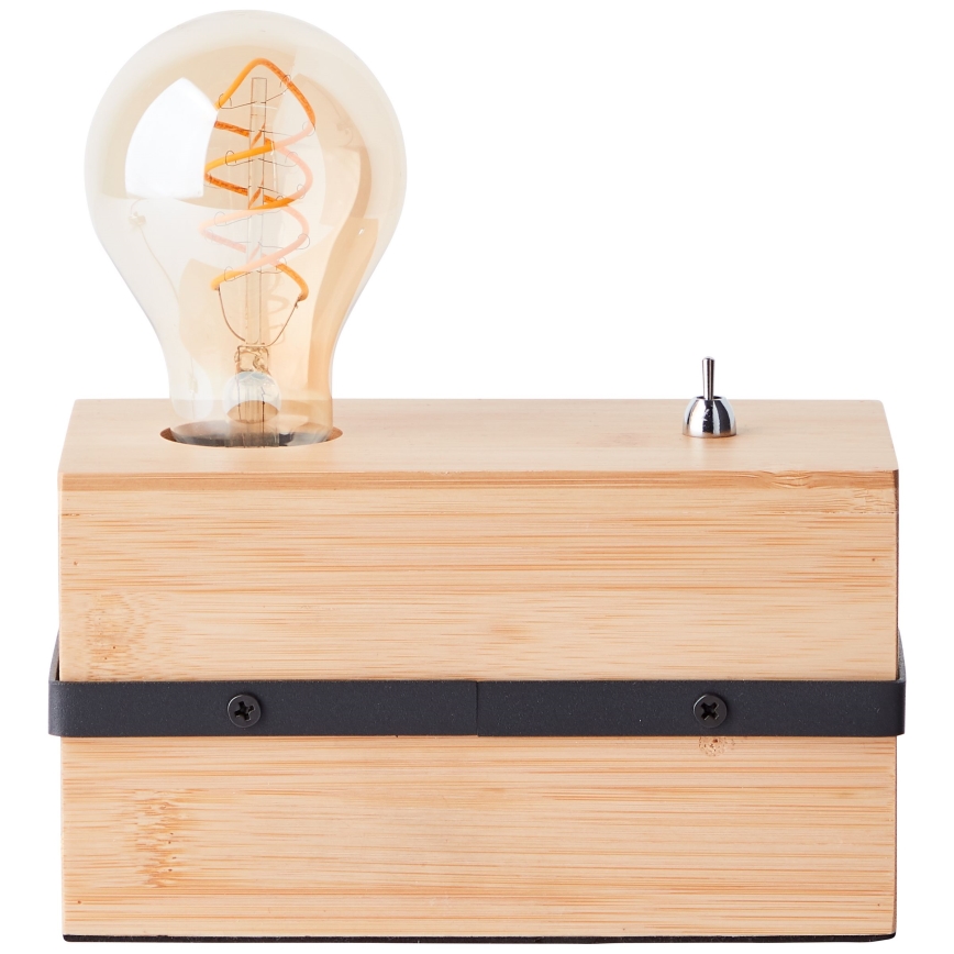 Brilliant - Stolní lampa BENNY 1xE27/40W/230V bambus