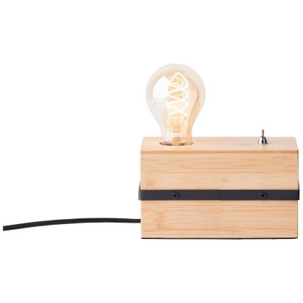 Brilliant - Stolní lampa BENNY 1xE27/40W/230V bambus