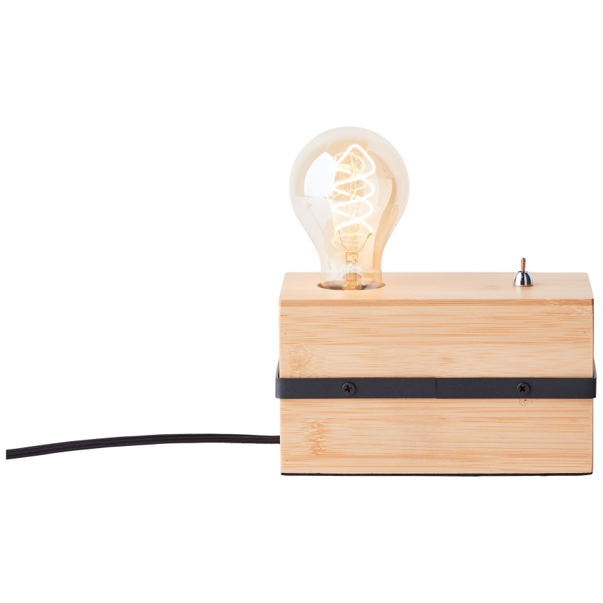 Brilliant - Stolní lampa BENNY 1xE27/40W/230V bambus
