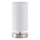 Brilliant - Stolní lampa CLARIE 1xE14/40W/230V matný chrom/bílá