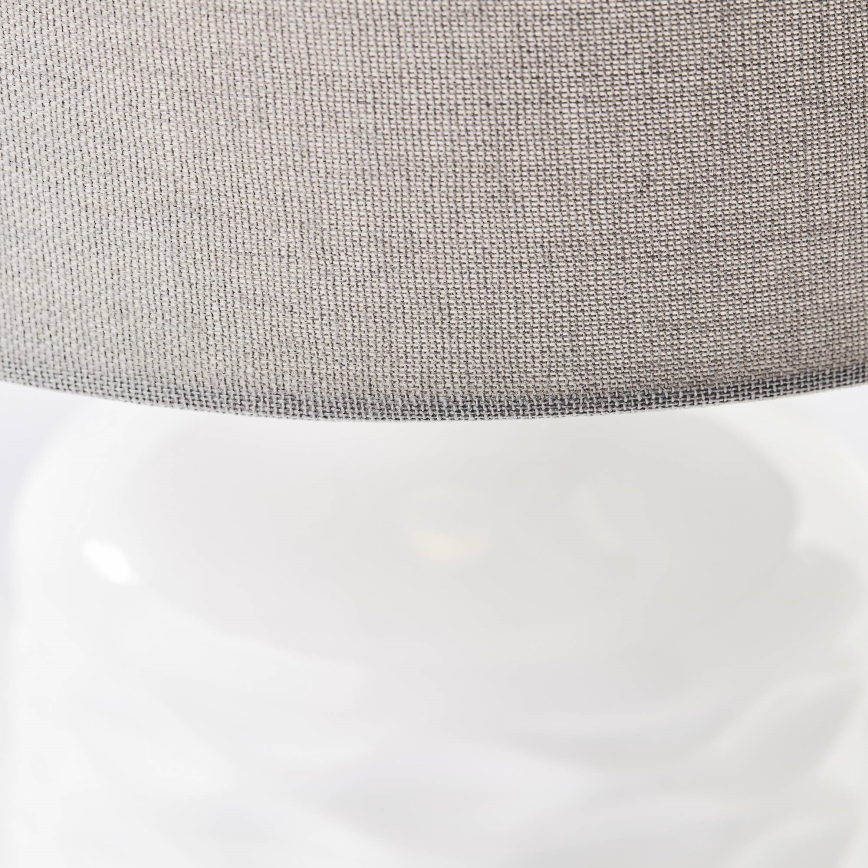Brilliant - Stolní lampa ILYSA 1xE14/40W/230V bílá/šedá