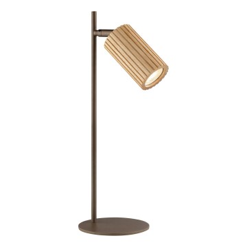 Brilliant - Stolní lampa LAKEWOOD 1xGU10/10W/230V hnědá