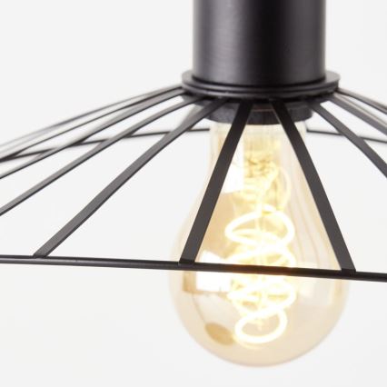 Brilliant - Stolní lampa LEIKA 1xE27/52W/230V černá