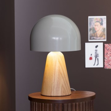 Brilliant - Stolní lampa NALAM 1xE14/40W/230V béžová/jasan - FSC certifikováno