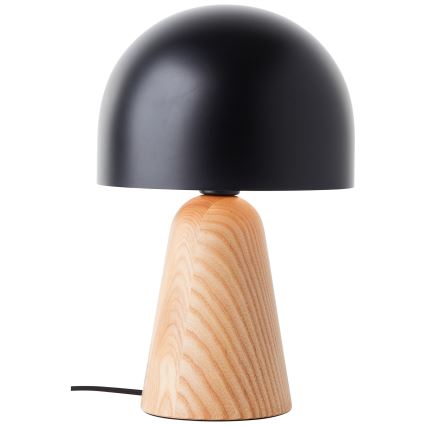 Brilliant - Stolní lampa NALAM 1xE14/40W/230V černá/jasan - FSC certifikováno