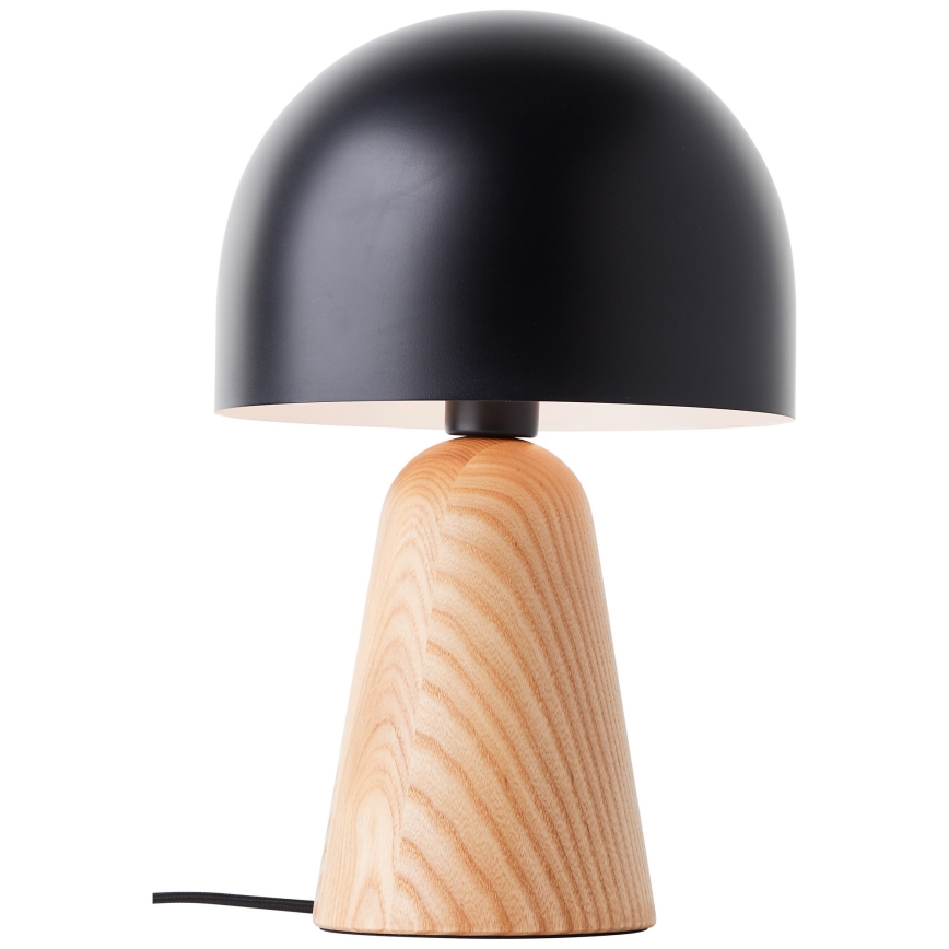 Brilliant - Stolní lampa NALAM 1xE14/40W/230V černá/jasan - FSC certifikováno