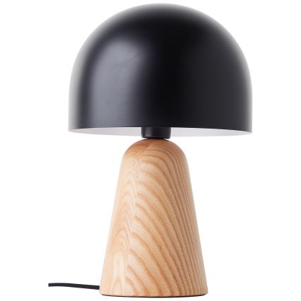 Brilliant - Stolní lampa NALAM 1xE14/40W/230V černá/jasan - FSC certifikováno