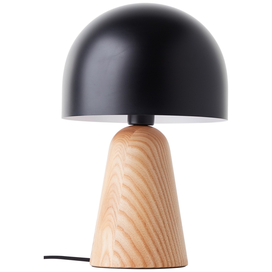 Brilliant - Stolní lampa NALAM 1xE14/40W/230V černá/jasan - FSC certifikováno