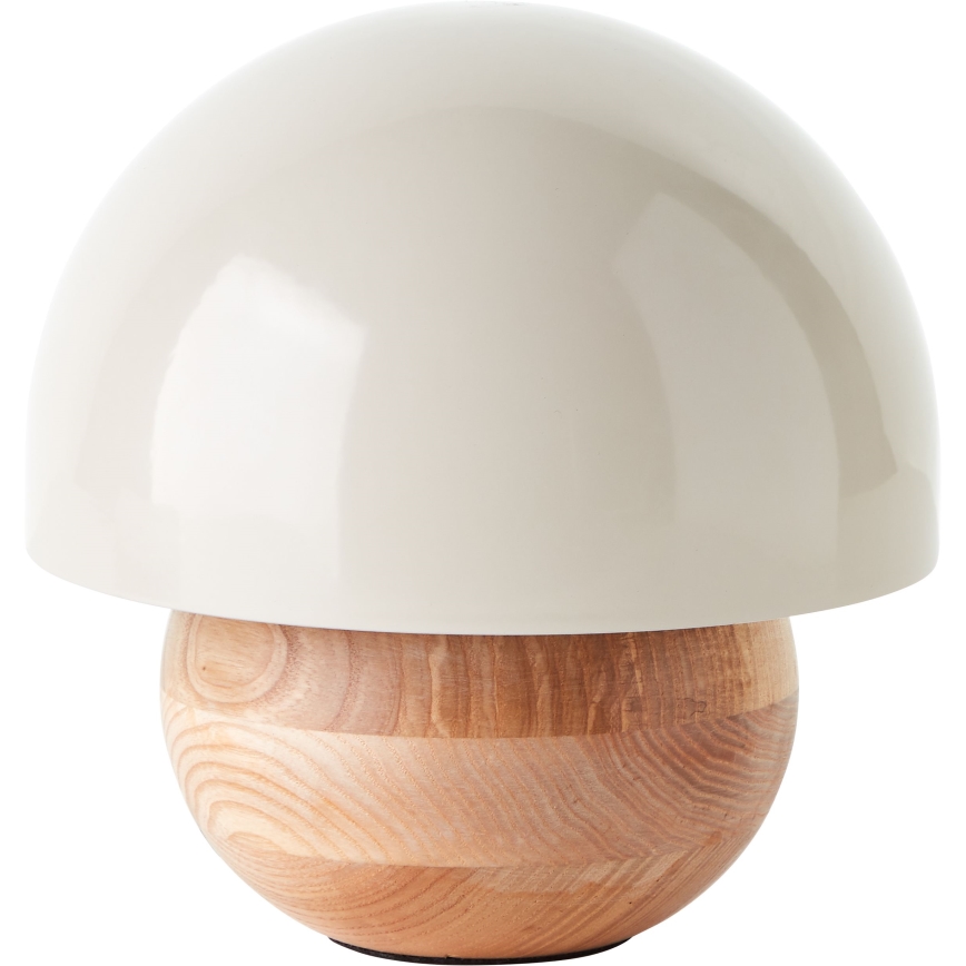 Brilliant - Stolní lampa NALAM 1xE14/40W/230V šedá/jasan - FSC certifikováno