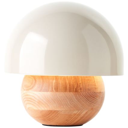 Brilliant - Stolní lampa NALAM 1xE14/40W/230V šedá/jasan - FSC certifikováno