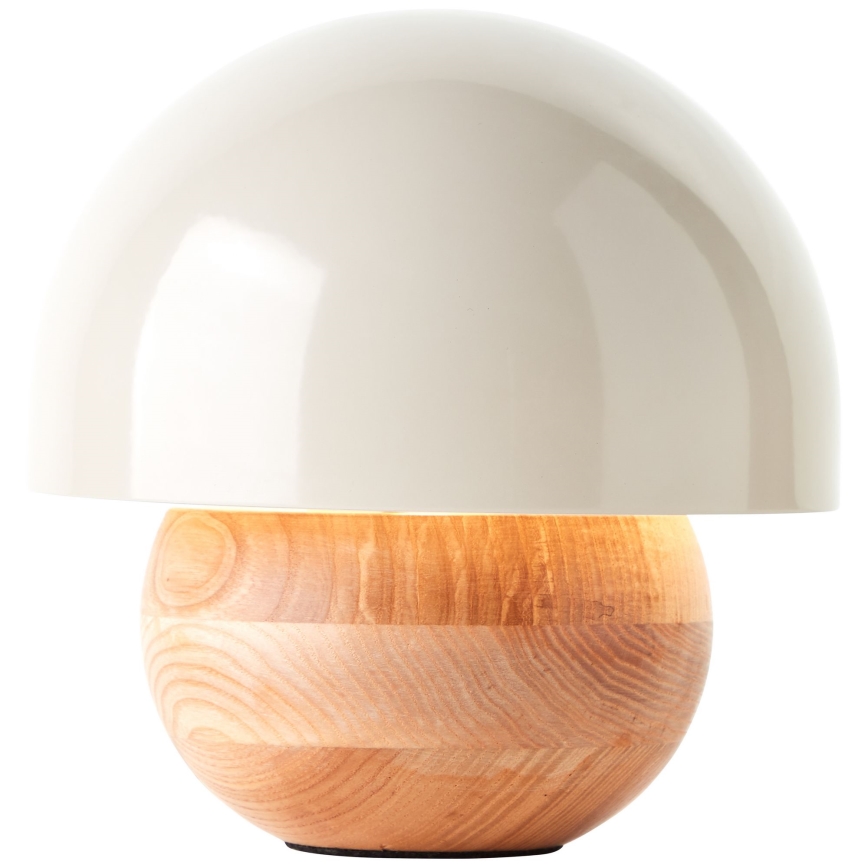Brilliant - Stolní lampa NALAM 1xE14/40W/230V šedá/jasan - FSC certifikováno