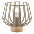 Brilliant - Stolní lampa NORDIC CAGE 1xE27/20W/230V béžová