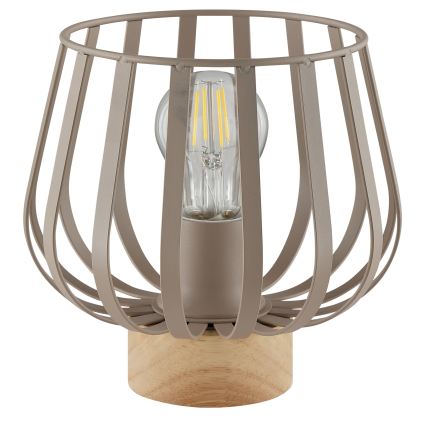 Brilliant - Stolní lampa NORDIC CAGE 1xE27/20W/230V béžová