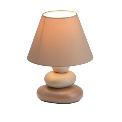 Brilliant - Stolní lampa PAOLO 1xE14/40W/230V keramika/béžová