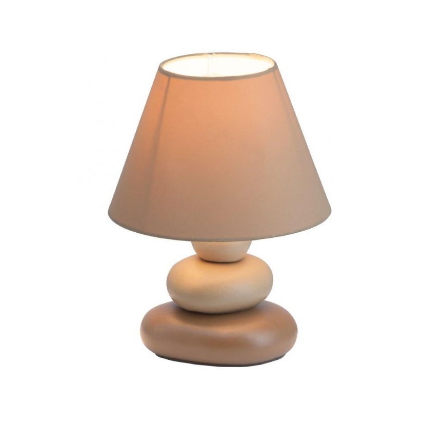 Brilliant - Stolní lampa PAOLO 1xE14/40W/230V keramika/béžová